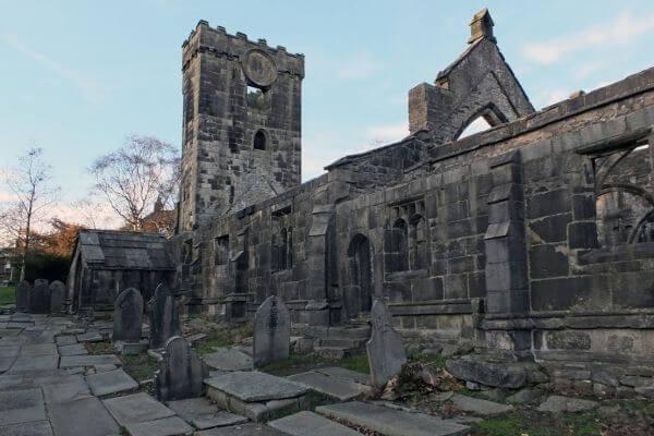 Ruined Medieval Church in Heptonstall